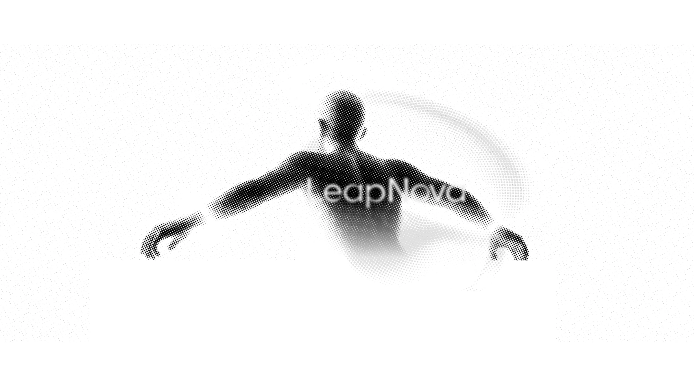 LeapNova 半调人形主视觉